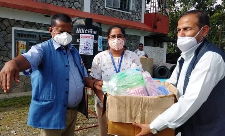 बाल सुधार गृहमा कोभिड सुरक्षा साम्रगी सहयोग