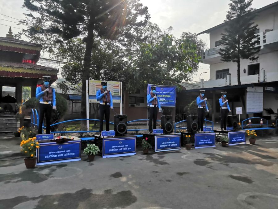 ट्राफिक सचेतनाका लागि सांगीतिक डमी अभियान