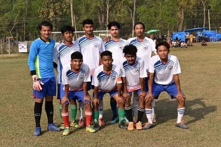 खुल्ला नकआउट फुटवल प्रतियोगितामा नव जागरण युवा क्लब मिनि बनकट्टी बिजयी
